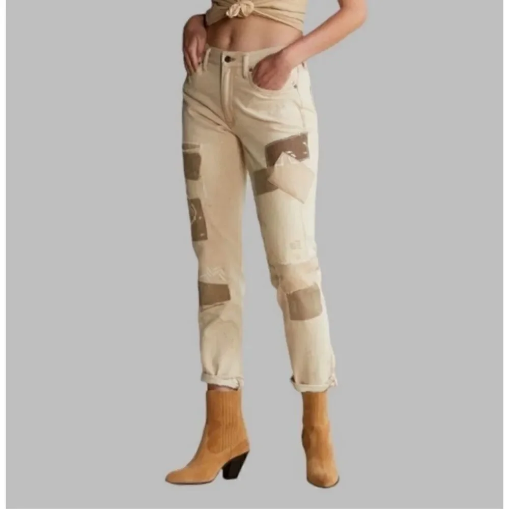 Polo Ralph Lauren “The Avery Boyfriend” patch Jeans